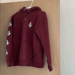 Maroon Volcom Hoodie